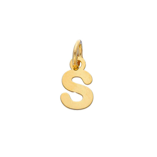 Ciondolo Joy Gioielli in oro giallo 9kt a forma di lettera S MISURA UNICA