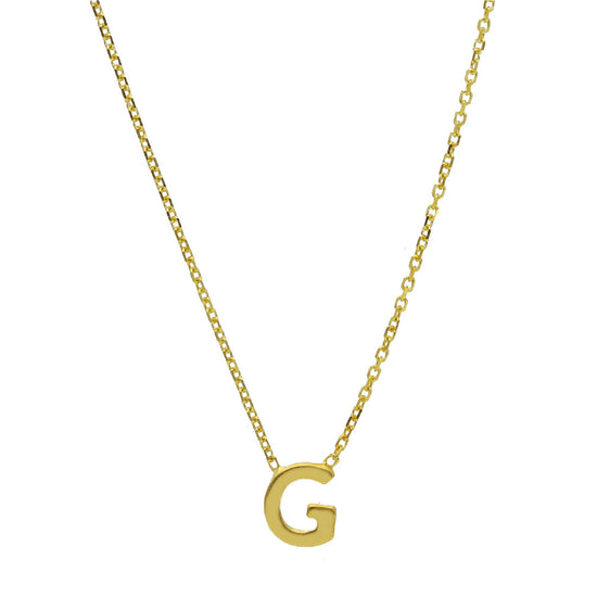 Collana da donna JOY Gioielli Oro in oro 9KT con lettera G MISURA UNICA