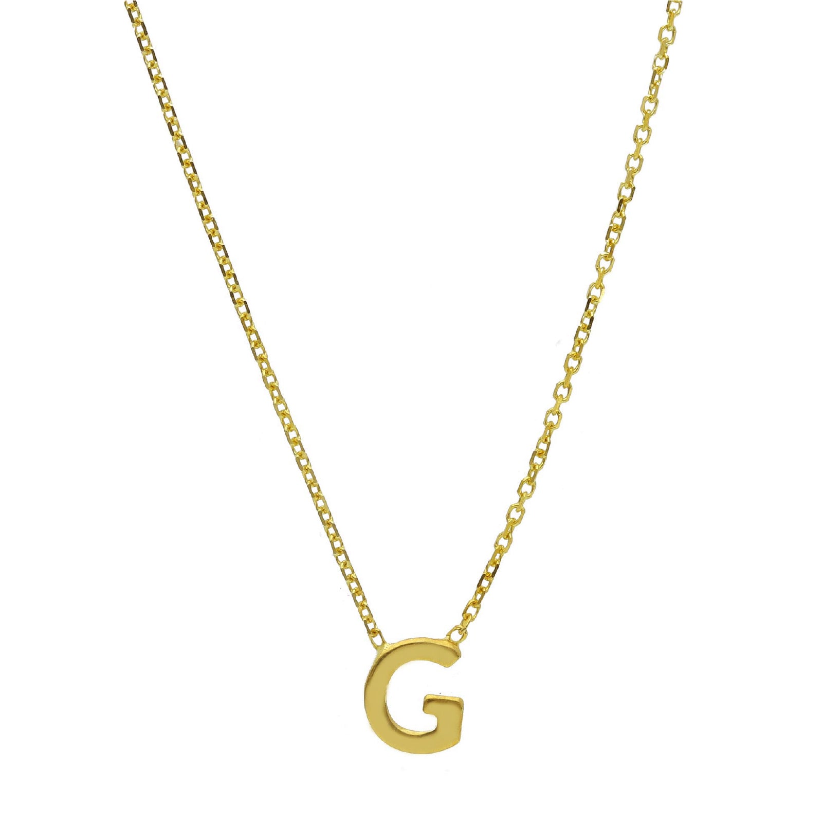 Collana da donna JOY Gioielli Oro in oro 9KT con lettera G MISURA UNICA