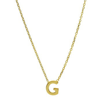 Collana da donna JOY Gioielli Oro in oro 9KT con lettera G MISURA UNICA