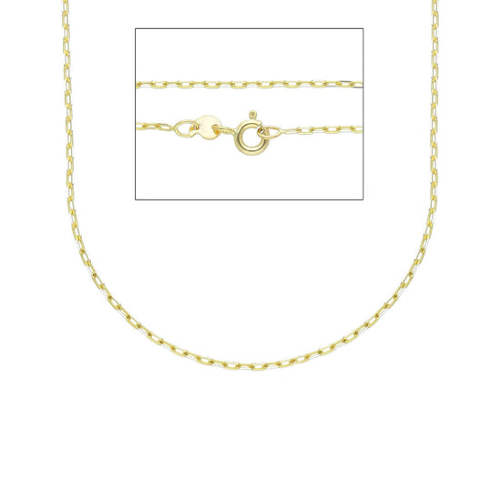 Collana catena forzatina Joy Gioielli oro giallo 9 KT 45 cm MISURA UNICA