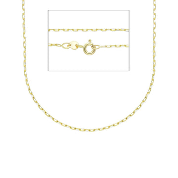 Collana catena forzatina Joy Gioielli oro giallo 9 KT 45 cm MISURA UNICA