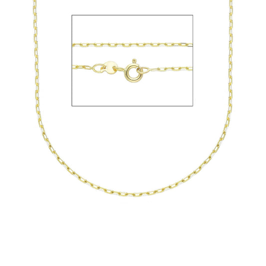 Collana catena forzatina Joy Gioielli oro giallo 9 KT 45 cm MISURA UNICA