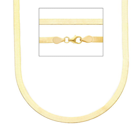 Collana JOY Gioielli in oro giallo 9KT con catena snake MISURA UNICA