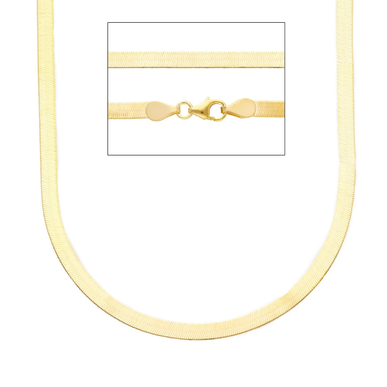 Collana JOY Gioielli in oro giallo 9KT con catena snake MISURA UNICA