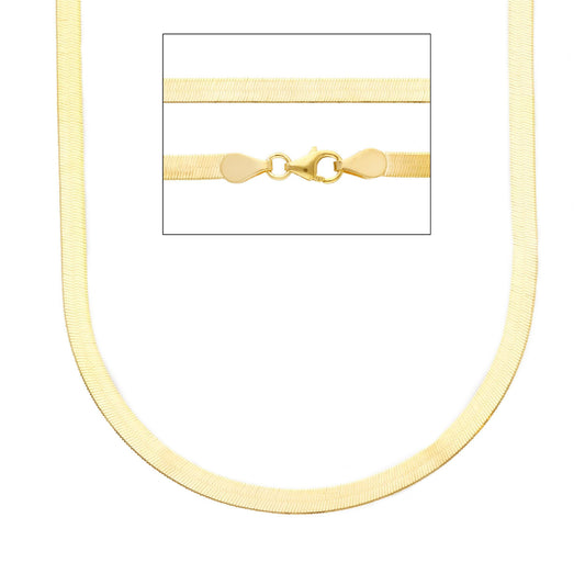 Collana JOY Gioielli in oro giallo 9KT con catena snake MISURA UNICA