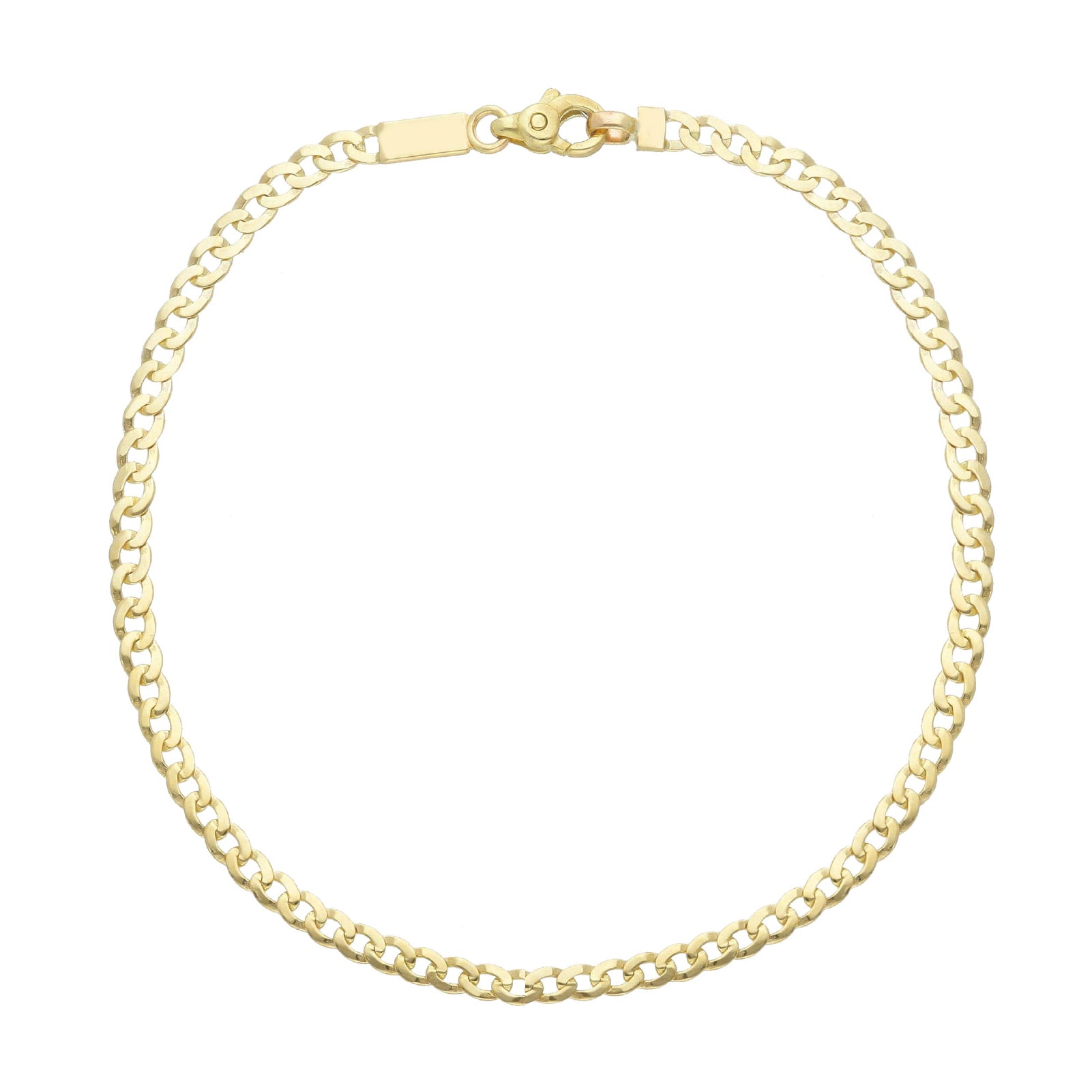 Bracciale catena uomo della JOY Gioielli in oro 9KT giallo 21 cm