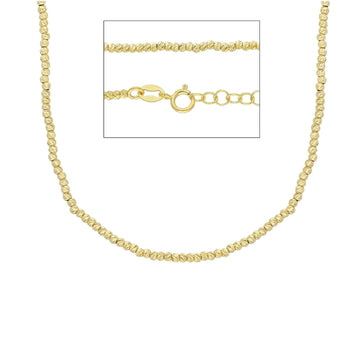 Collana Joy Gioielli in oro giallo 9 KT con catena pallini MISURA UNICA