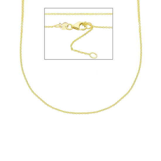 Collana catena Joy Gioielli con maglia rolò in oro giallo 9kt MISURA UNICA