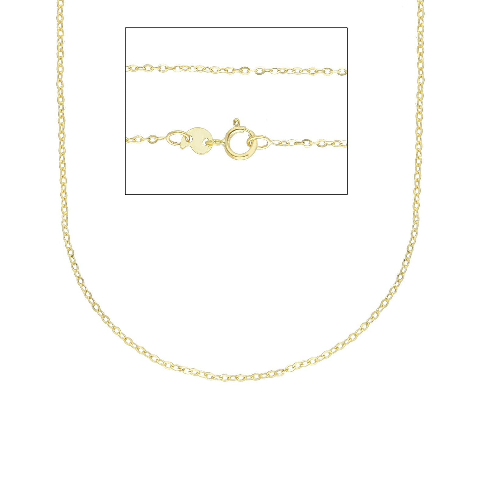 Collana girocollo JOY Gioielli Oro in oro 9KT giallo rolò MISURA UNICA