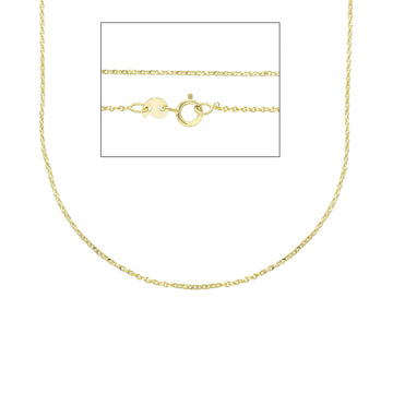 Collana catena spiga Joy Gioielli in oro giallo 9 KT 40 cm MISURA UNICA