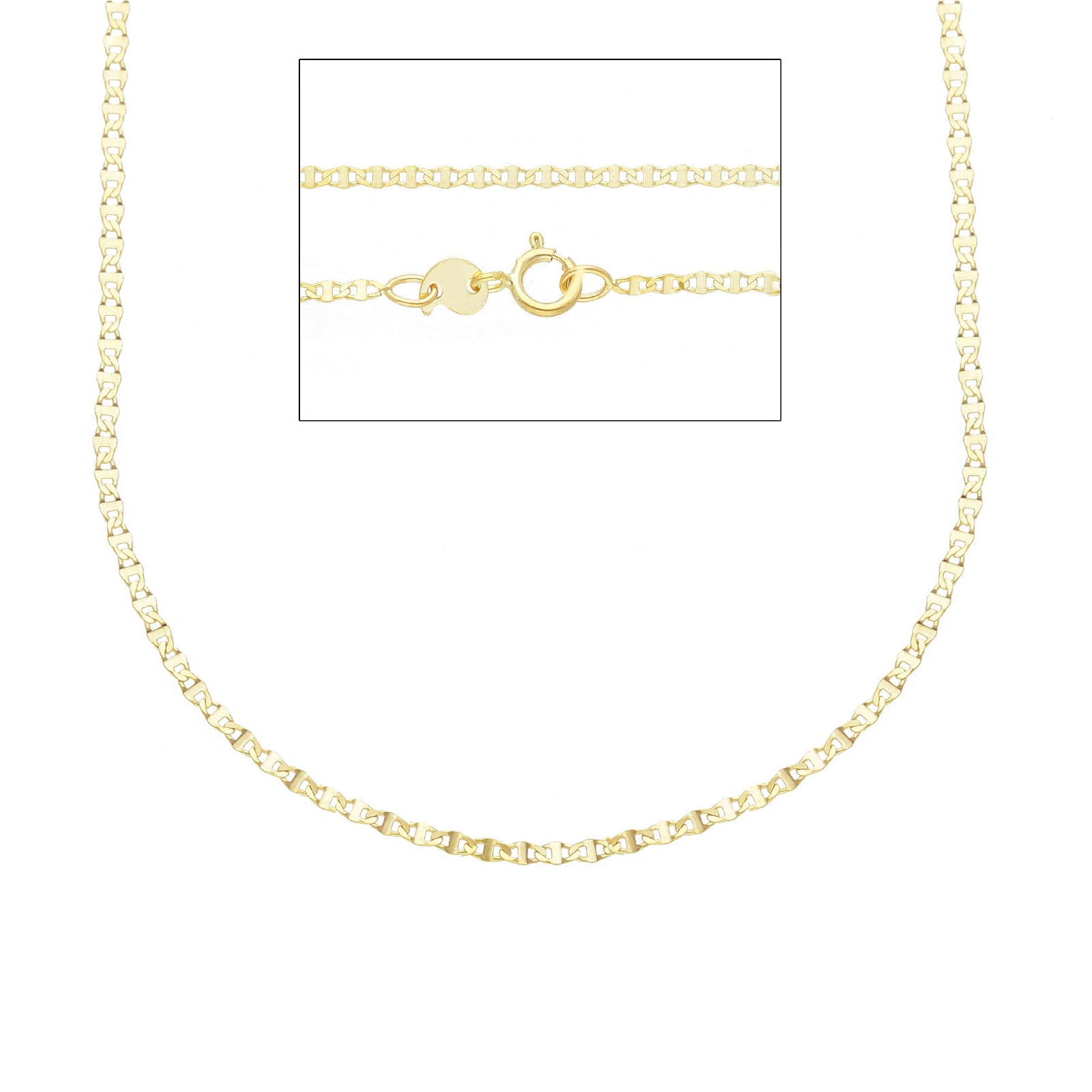 Collana girocollo sottile JOY Gioielli Oro in oro 9KT giallo MISURA UNICA