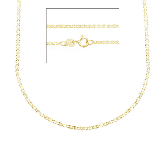 Collana girocollo catena JOY Gioielli Oro in oro 9KT giallo MISURA UNICA