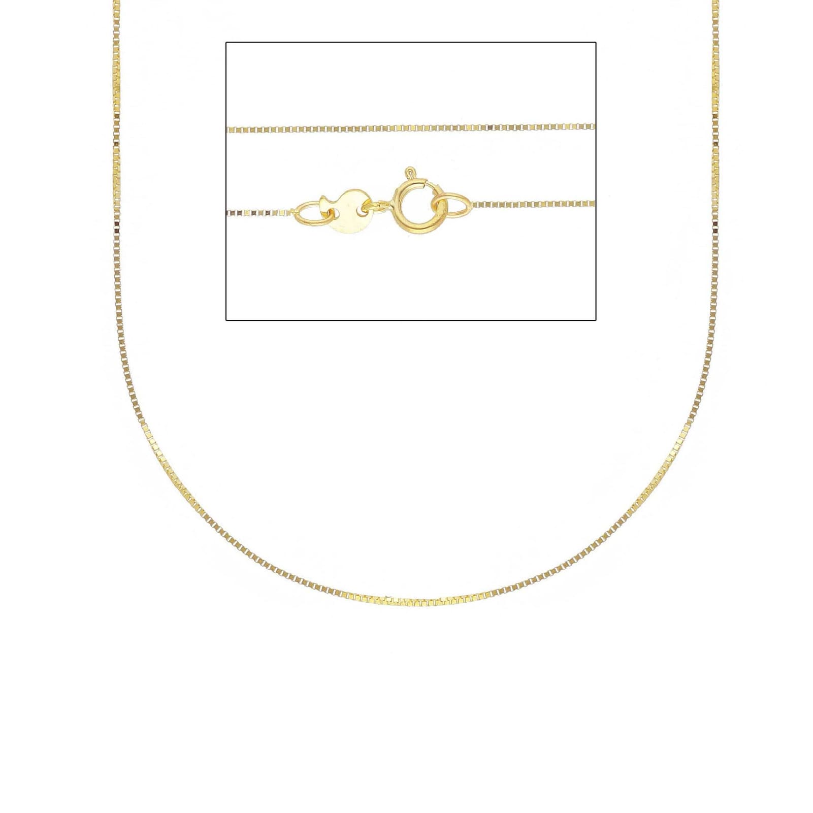 Collana catena veneta Joy Gioielli in oro giallo 9 KT 40 cm MISURA UNICA