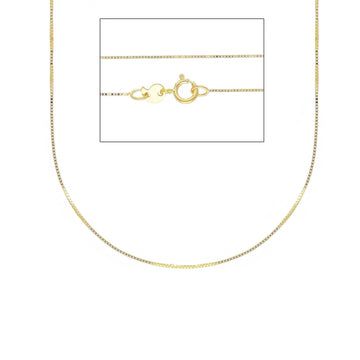 Collana catena veneta Joy Gioielli in oro giallo 9 KT 40 cm MISURA UNICA