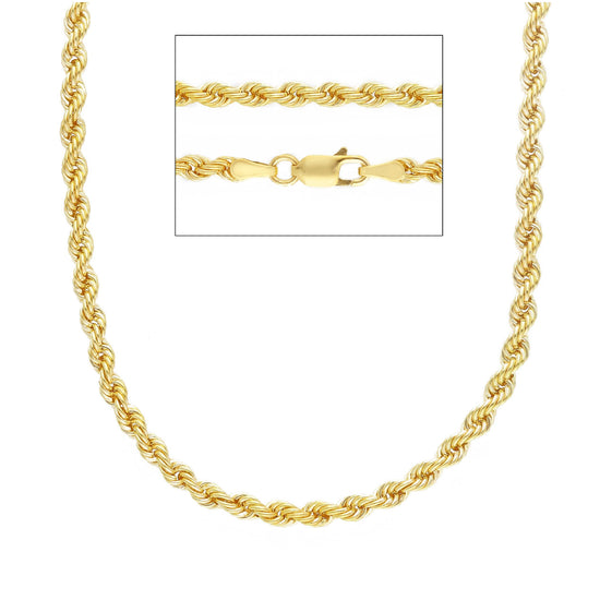 Collana girocollo JOY Gioielli Oro in oro 9KT catena corda MISURA UNICA