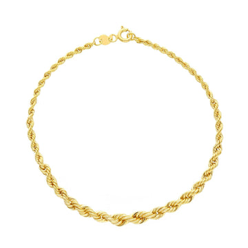 Bracciale catena corda Joy Gioielli Oro in oro giallo 9kt 17 cm