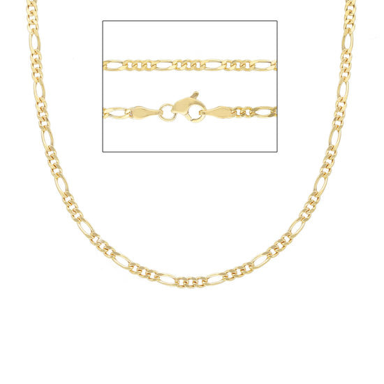 Collana girocollo figaro JOY Gioielli Oro in oro 9KT giallo MISURA UNICA