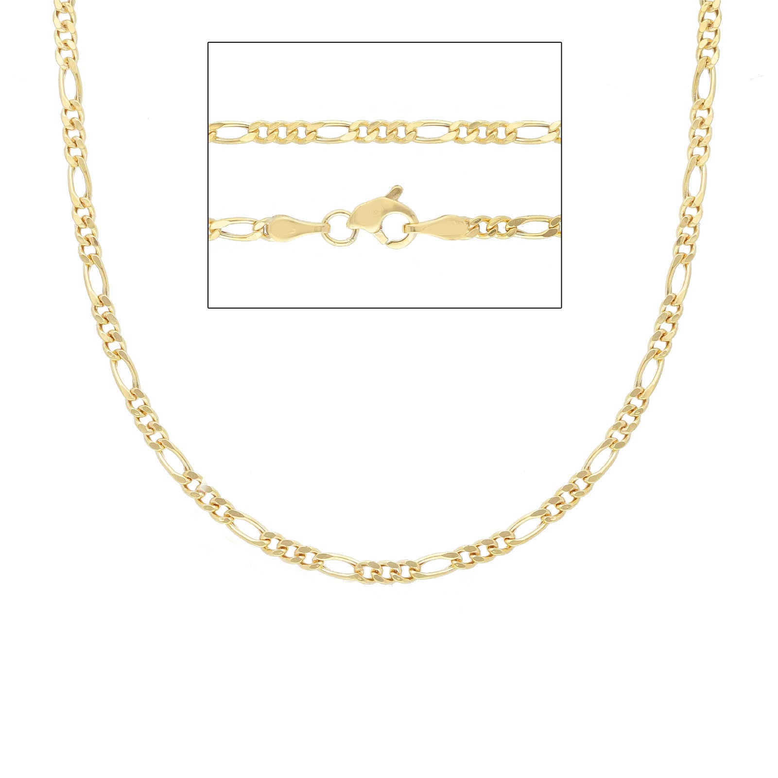 Collana girocollo figaro JOY Gioielli Oro in oro 9KT giallo MISURA UNICA