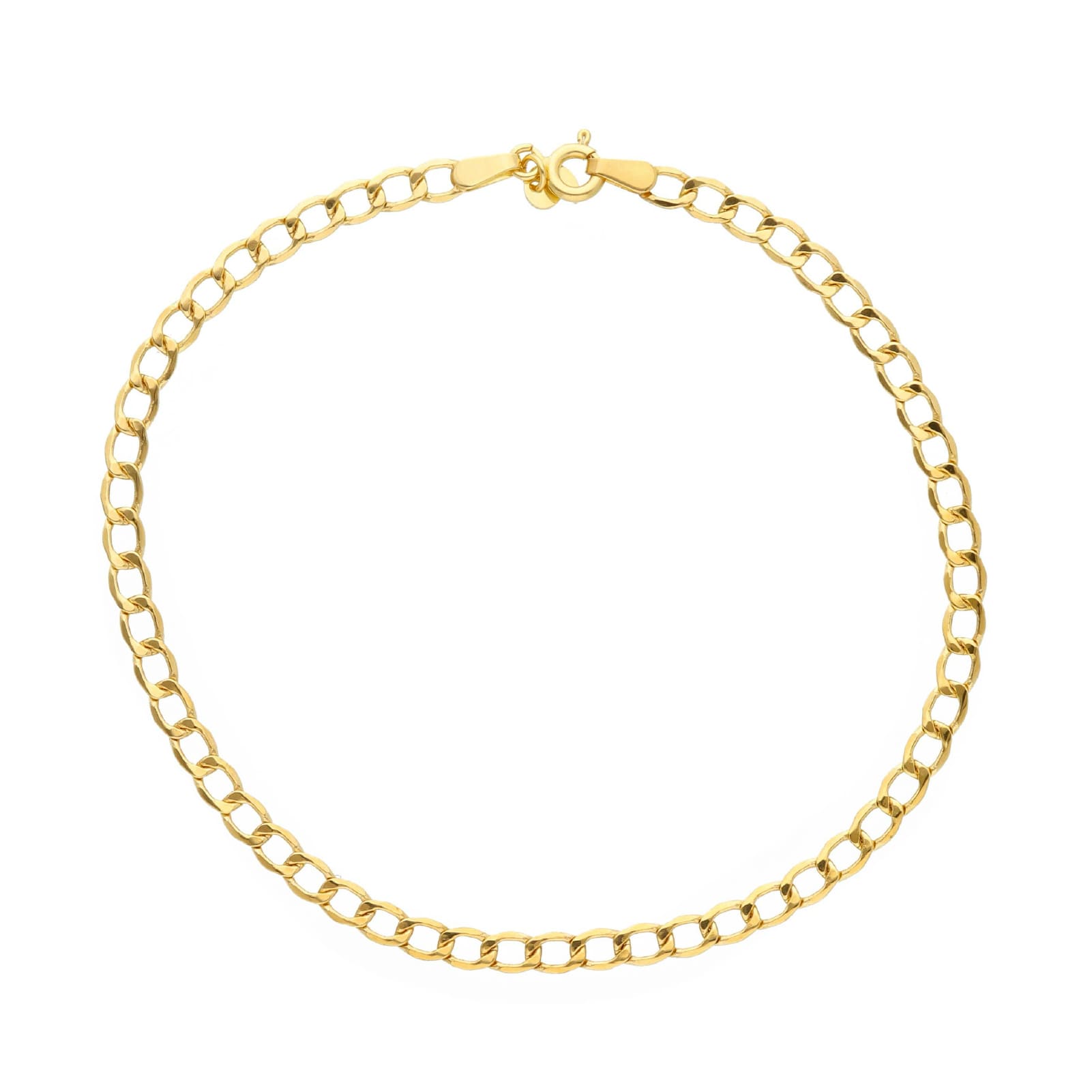 Bracciale catena grumetta Joy Gioielli in oro giallo 9 KT 21 cm