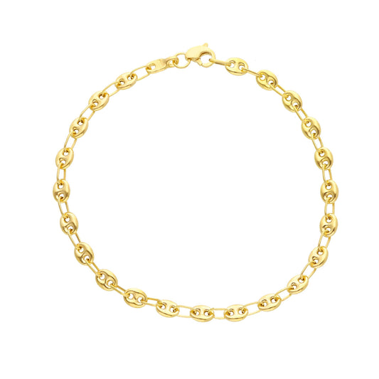Bracciale JOY Gioielli Oro in oro 9KT giallo maglia marina 18 cm