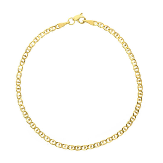 Bracciale catena traversino Joy Gioielli oro giallo 9 KT 19 cm