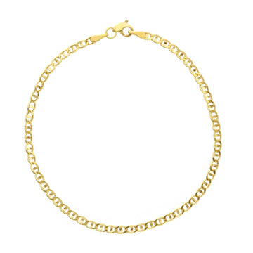 Bracciale catena traversino Joy Gioielli oro giallo 9 KT 19 cm