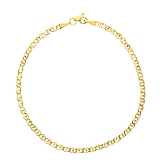 Bracciale catena traversino Joy Gioielli oro giallo 9 KT 21 cm