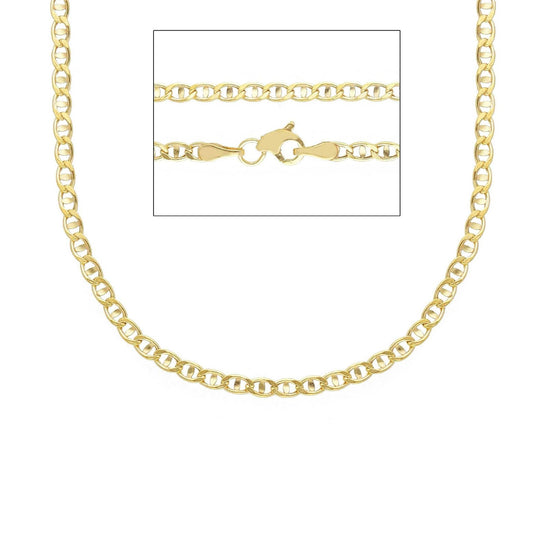 Collana catena traversino Joy Gioielli oro giallo 9 KT 50 cm MISURA UNICA