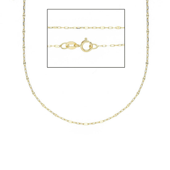 Collana catena forzatina Joy Gioielli Oro in oro giallo 18kt MISURA UNICA