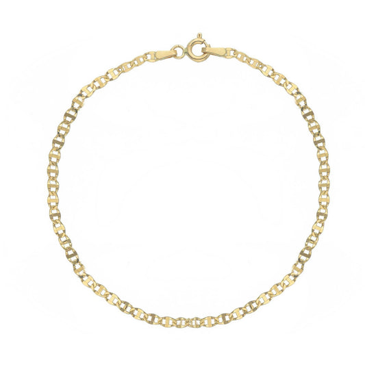 Bracciale catena battuta Joy Gioielli Oro in oro giallo 18kt 20 cm