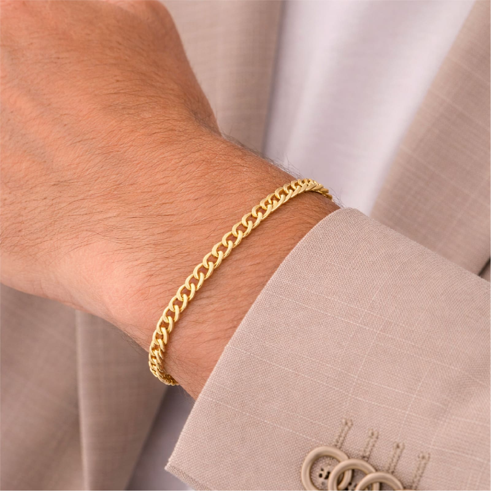 Bracciale Joy Gioielli oro 18 kt  Filo 0.80 catena 21 cm