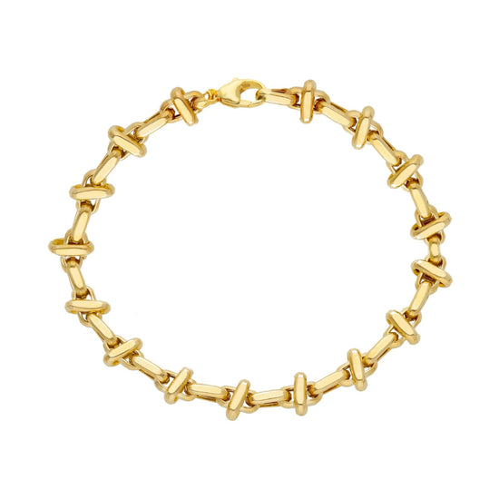 Bracciale Joy Gioielli oro giallo 18 kt con catena 21 cm 21 cm