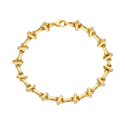 Bracciale Joy Gioielli oro giallo 18 kt con catena 21 cm 21 cm