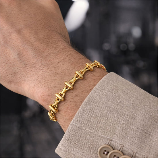 Bracciale Joy Gioielli oro giallo 18 kt con catena 21 cm 21 cm