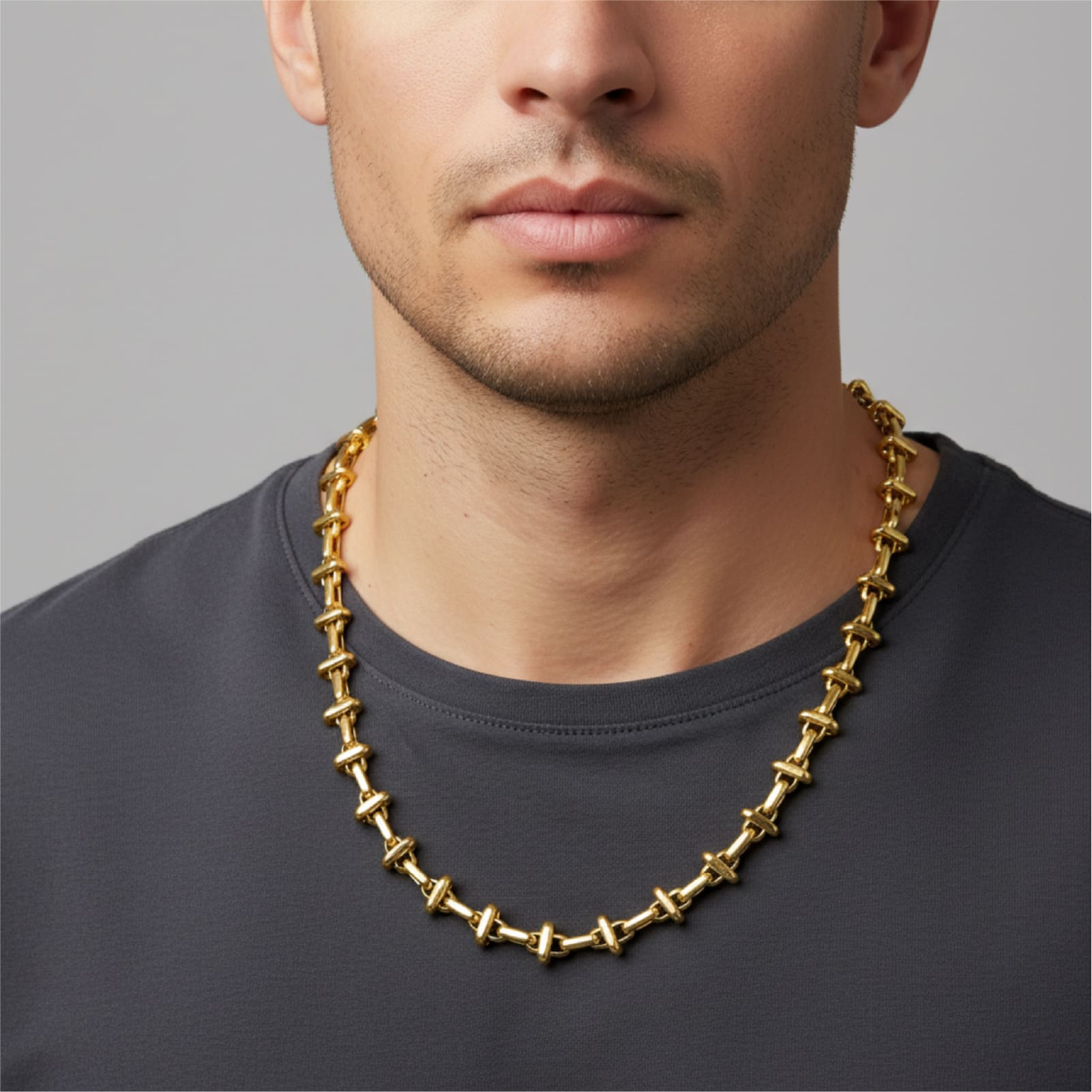 Collana girocollo Joy Gioielli oro giallo 18 kt catena 50 mm MISURA UNICA