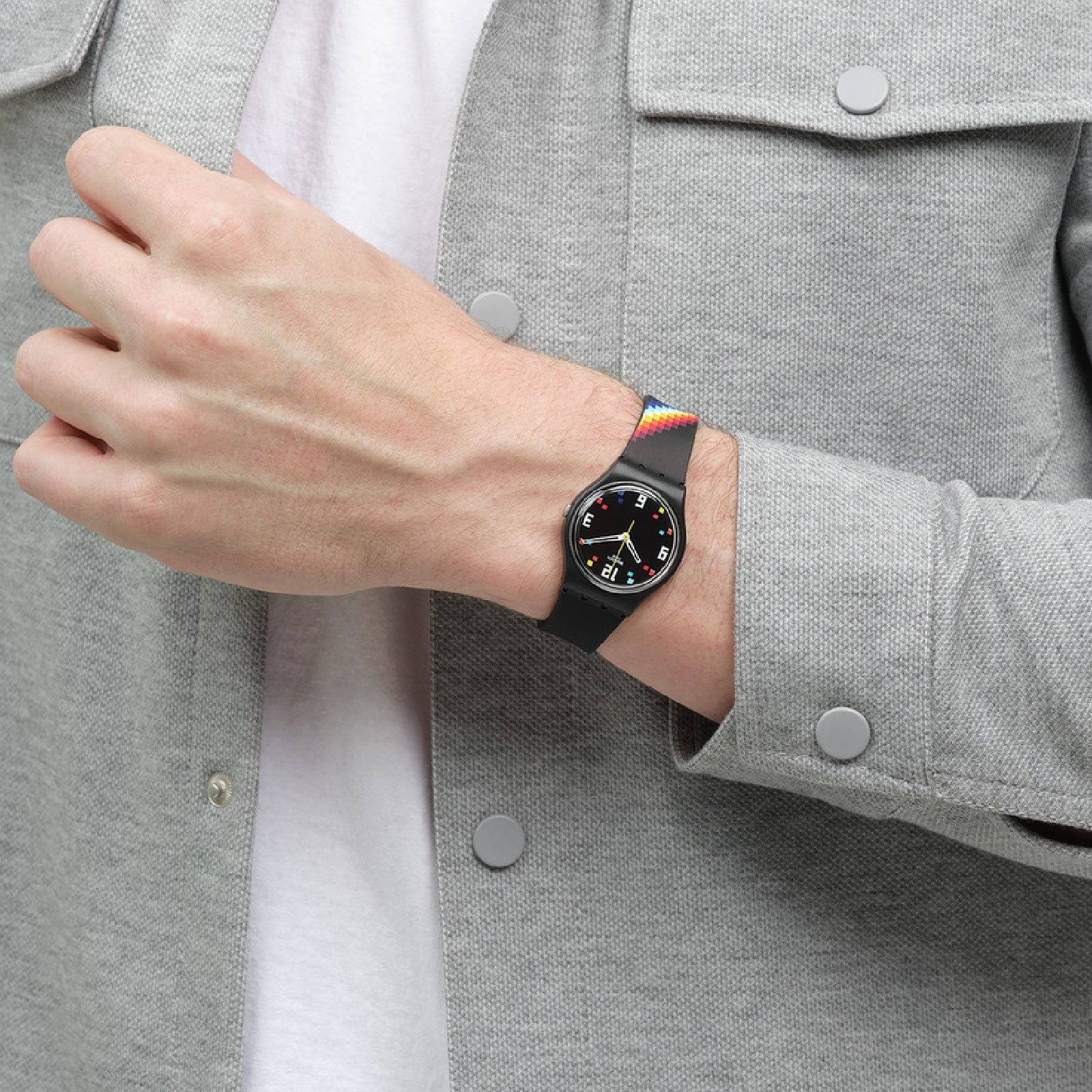 Orologio solo tempo Swatch The March Collection unisex SO28B705-3