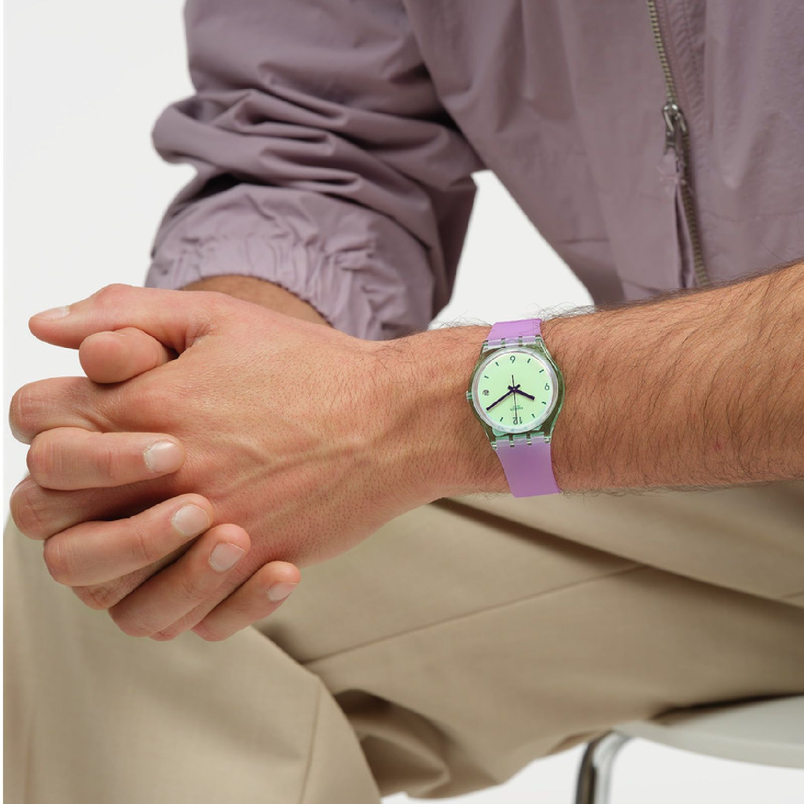 Orologio solo tempo Swatch The May Collection da donna SO28G401-4