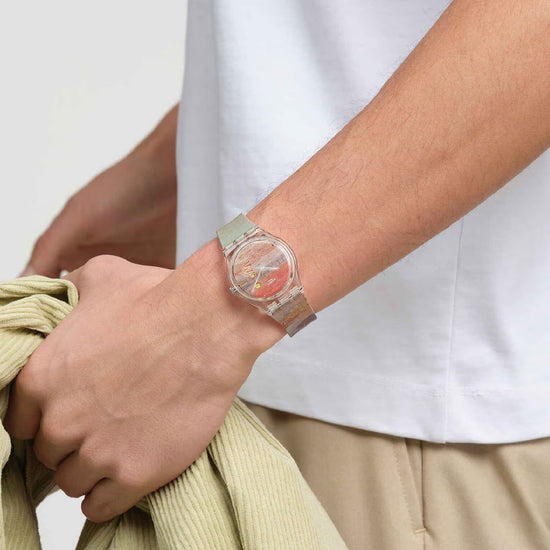 Orologio unisex Swatch x Tate Gallery Turner, The Scarlet Sunset cassa 34mm SO28Z700-6