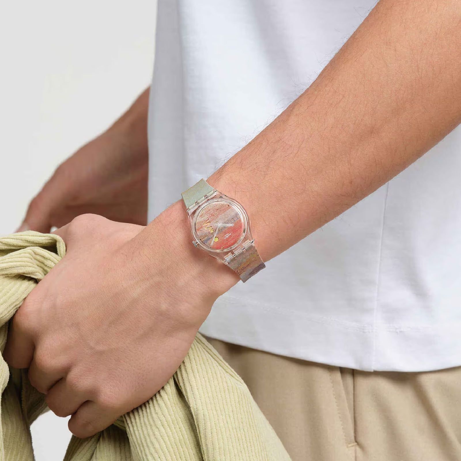 Orologio unisex Swatch x Tate Gallery Turner, The Scarlet Sunset cassa 34mm SO28Z700-6