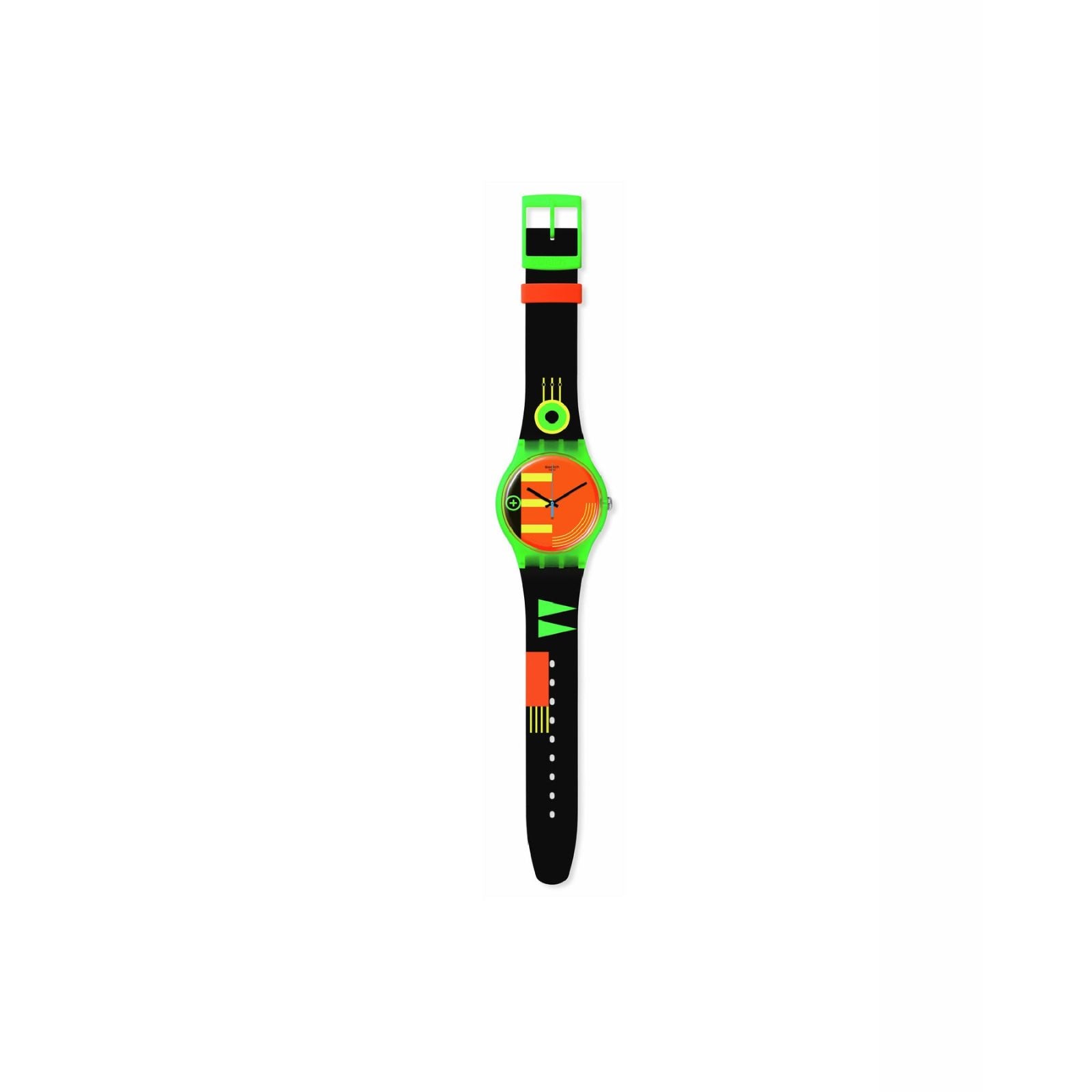 Orologio unisex Swatch Neon RIDER quadrante arancione cassa di 41mm SO29G106-2