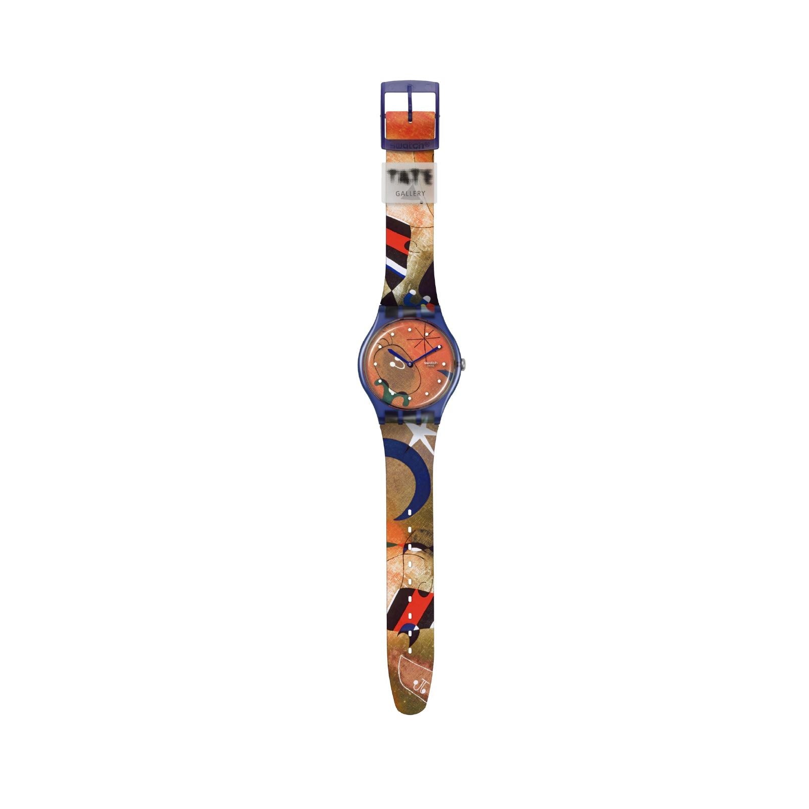 Orologio Swatch x Tate Gallery Mirò, Women and Bird in the Moonlight 41mm SO29Z136-2