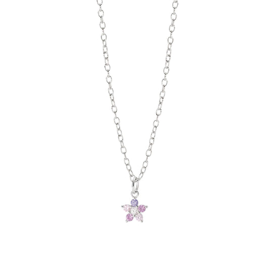 Collana Mabina Fun Flower Junior in argento con pendente fiore MISURA UNICA