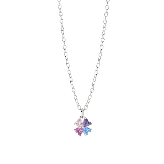 Collana Mabina Quattro Desideri Junior in argento con fiore MISURA UNICA