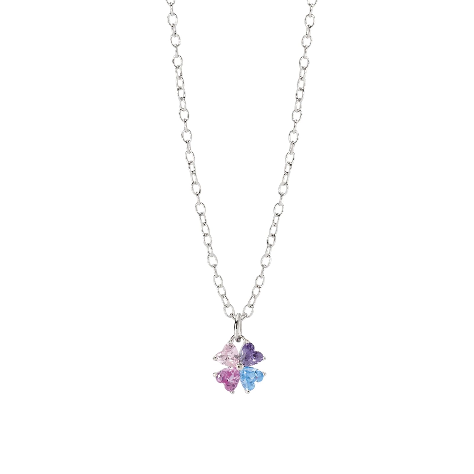 Collana Mabina Quattro Desideri Junior in argento con fiore MISURA UNICA