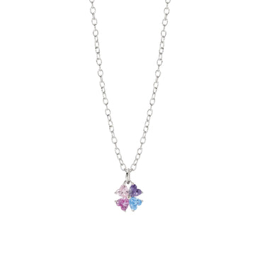 Collana Mabina Quattro Desideri Junior in argento con fiore MISURA UNICA