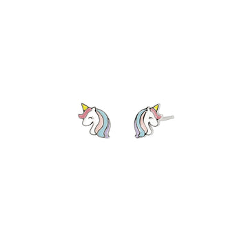Orecchini a lobo Mabina Mini Pony Junior in argento unicorno MISURA UNICA