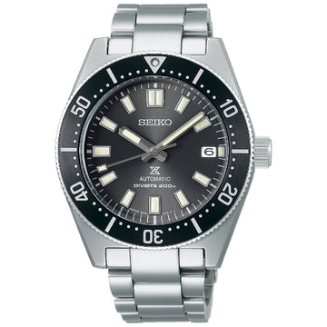 Orologio automatico Seiko Prospex Mare uomo in acciaio quadrante nero 40,5mm SPB143J1-1
