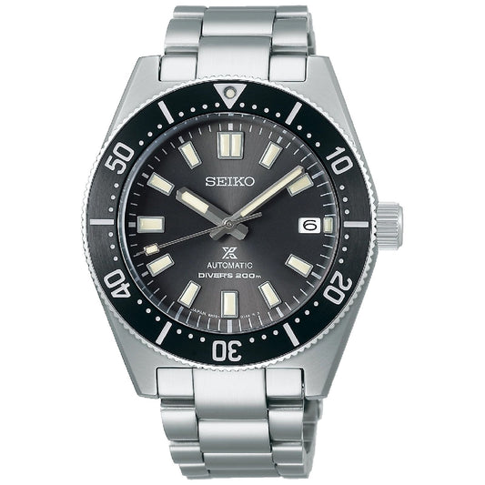 Orologio automatico Seiko Prospex Mare uomo in acciaio quadrante nero 40,5mm SPB143J1-1