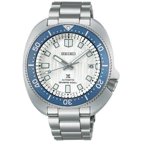 Orologio automatico Seiko Prospex Mare uomo in acciaio ghiera azzurra 42,7mm SPB301J1-1